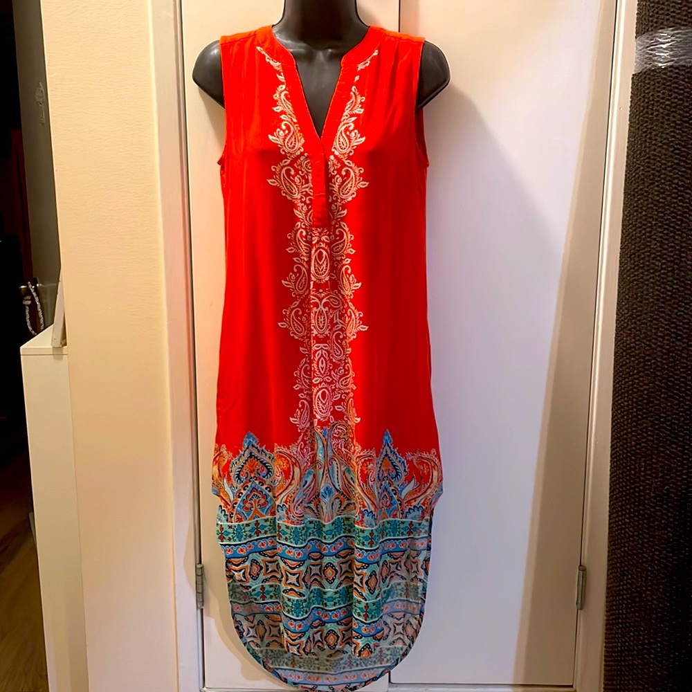 Cable and gauge summer shirt dress colorful button down s